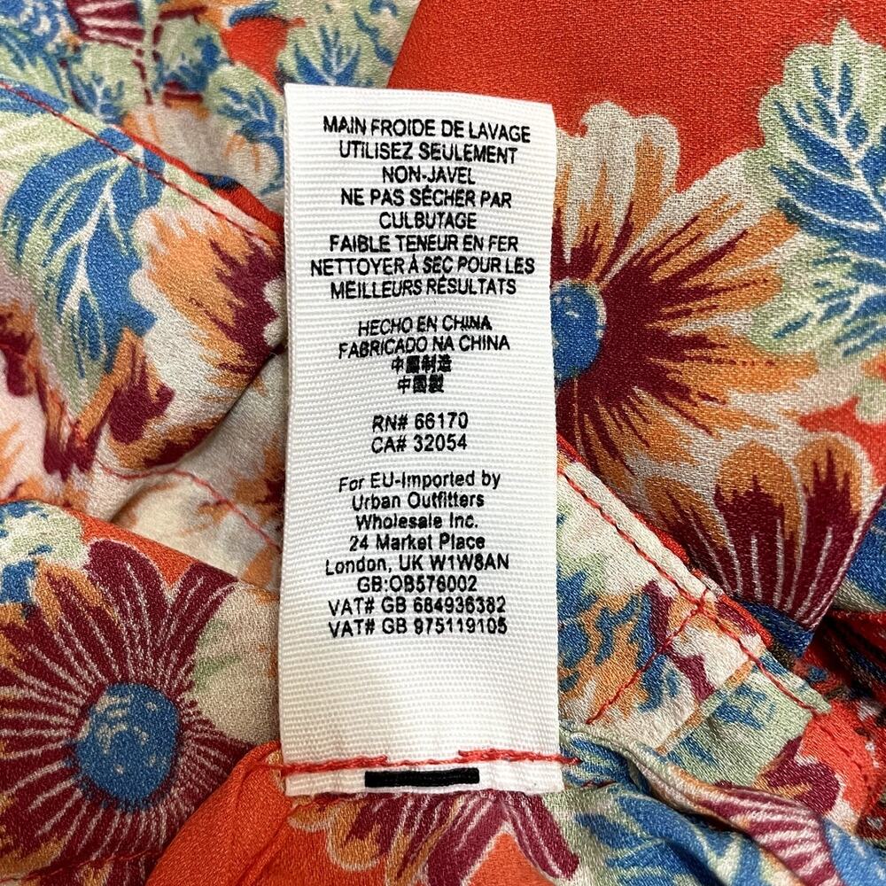 Free People Wildflower Cinched Kimono Jacket Size M/L Boho Indie Eclectic - Picture 11 of 12
